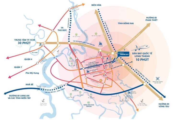 vị trí chiến lượt dự án fiato airport city